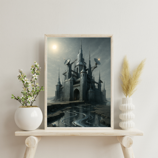 Celestial Wonders Castles - Mercury Digital Print