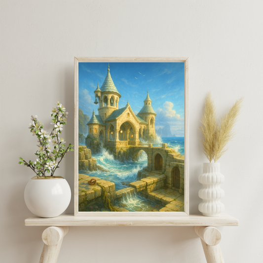 Celestial Wonders Castles - Neptune Digital Print