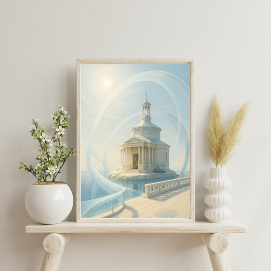 Celestial Wonders Castles - Saturn Digital Print