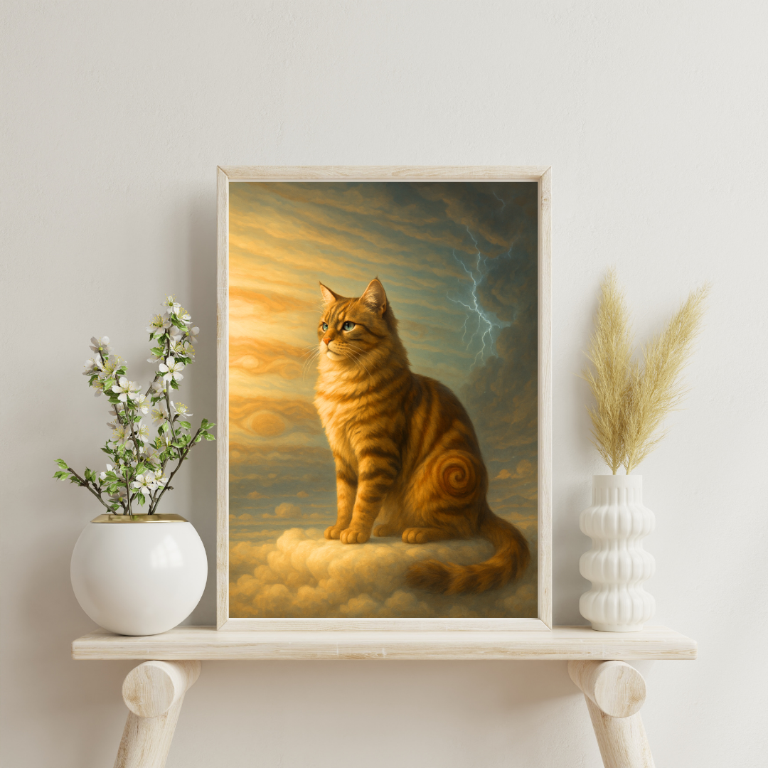 Celestial Wonders Cats - Jupiter Digital Print