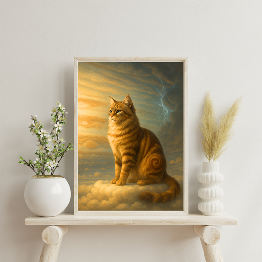 Celestial Wonders Cats - Jupiter Digital Print