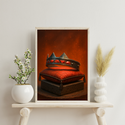 Celestial Wonders Crowns - Mars Digital Print