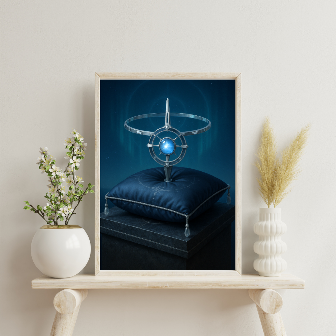Celestial Wonders Crowns - North Star Digital Print
