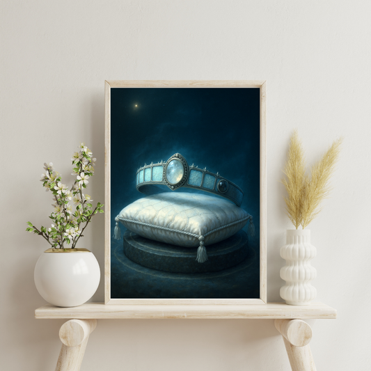 Celestial Wonders Crowns - Pluto Digital Print