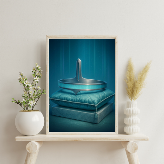 Celestial Wonders Crowns - Uranus Digital Print