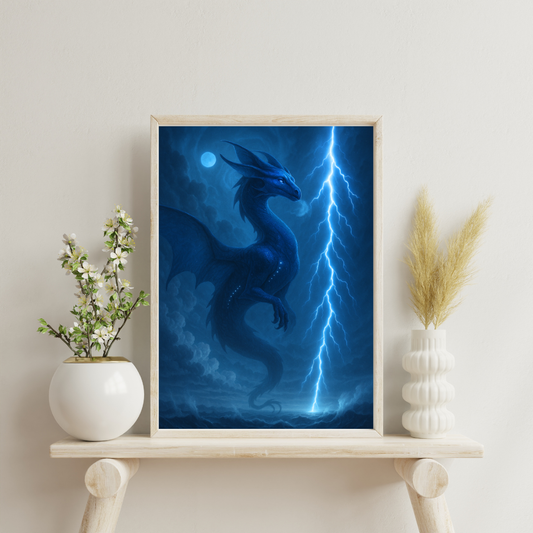 Celestial Wonders Dragons - Neptune Digital Print