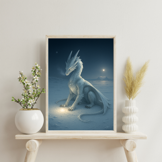 Celestial Wonders Dragons - Pluto Digital Print