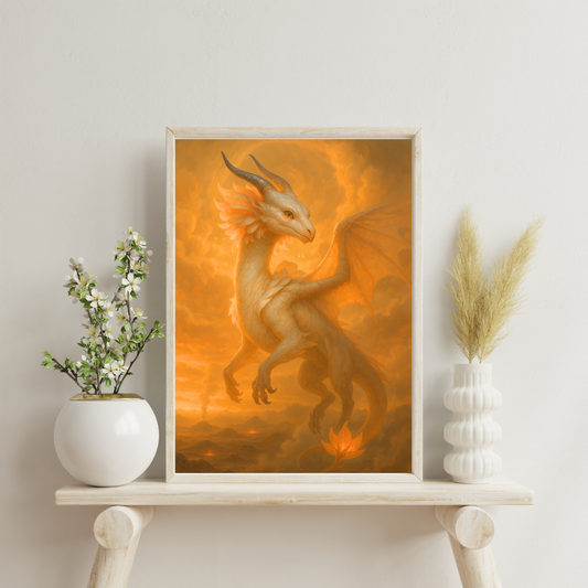Celestial Wonders Dragons - Venus Digital Print