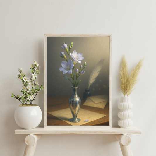 Celestial Wonders Flowers - Mercury Digital Print