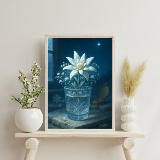 Celestial Wonders Flowers - North Star Digital Print