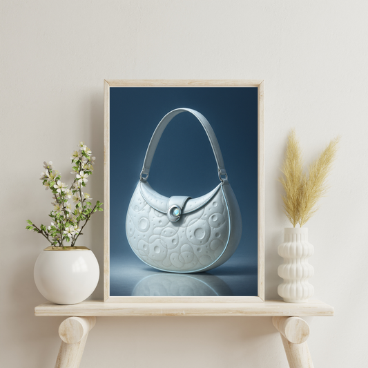 Celestial Wonders Handbags - Moon Digital Print