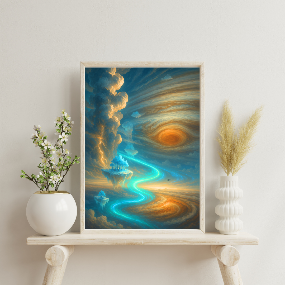 Celestial Wonders Landscapes - Jupiter Digital Print