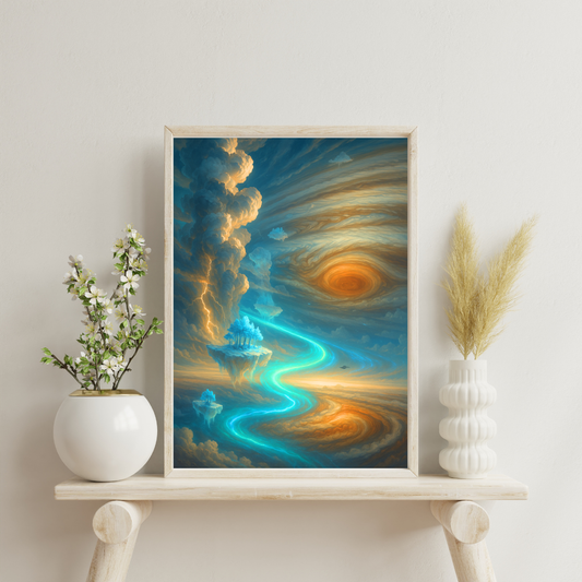 Celestial Wonders Landscapes - Jupiter Digital Print