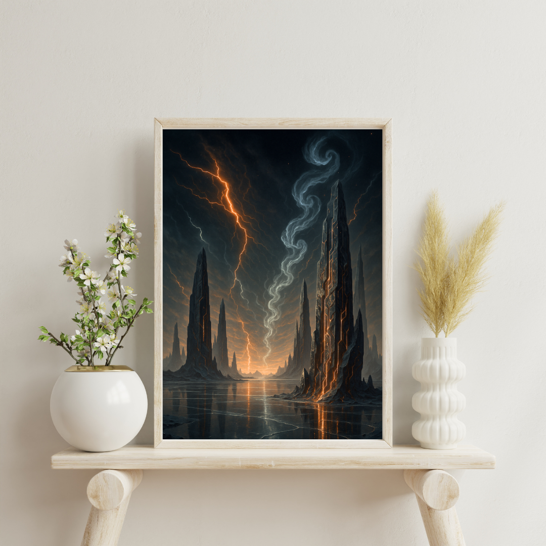 Celestial Wonders Landscapes - Mercury Digital Print