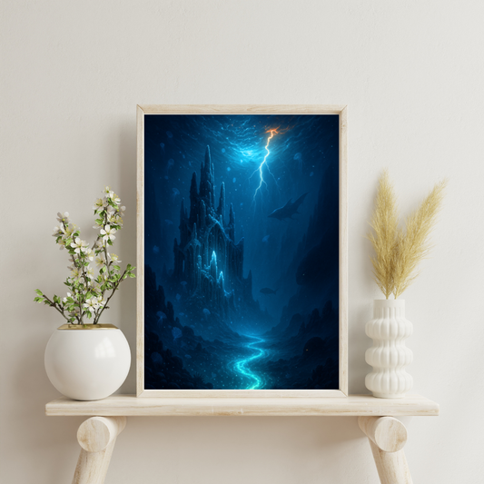 Celestial Wonders Landscapes - Neptune Digital Print