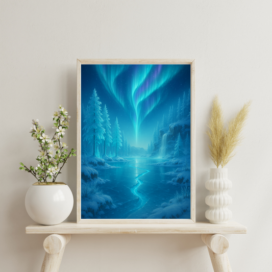Celestial Wonders Landscapes - Uranus Digital Print
