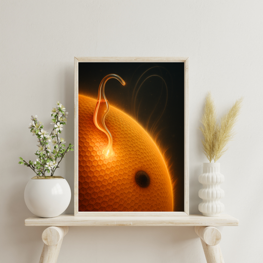 Celestial Wonders Surreal Ephemeris - Sun Digital Print