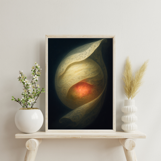 Celestial Wonders Surreal Ephemeris - Venus Digital Print