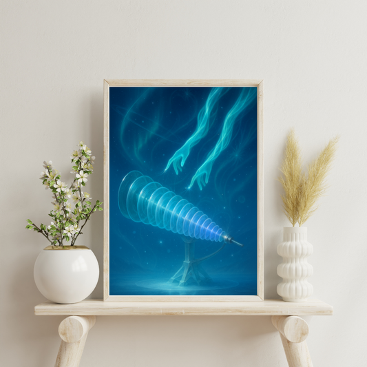 Celestial Wonders Symphony - Uranus Glass Harmonica Digital Print