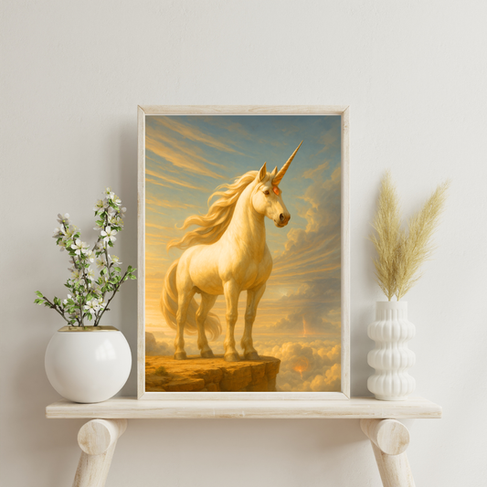 Celestial Wonders Unicorns - Jupiter Digital Print