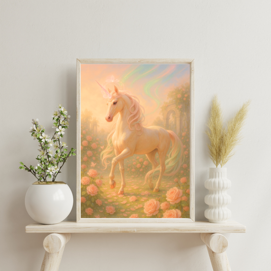 Celestial Wonders Unicorns - Venus Digital Print