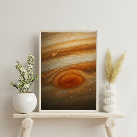 Cosmic Wonders - Jupiter’s Great Red Spot Digital Print