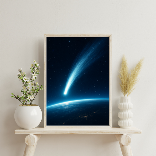 Cosmic Wonders - Tail of NEOWISE Digital Print