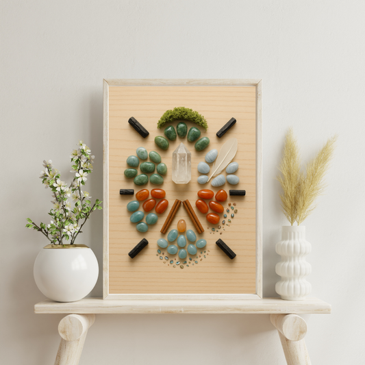 Crystal Grids - Four Elements Quadrant (Balance & Integration) Digital Print
