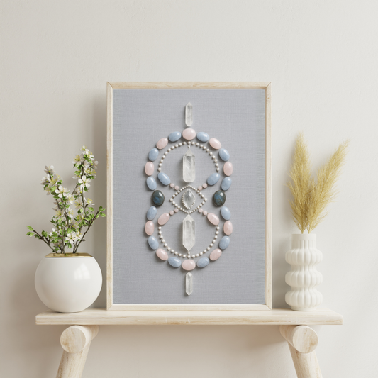 Crystal Grids - Vesica Piscis Portal (Union & Balance) Digital Print