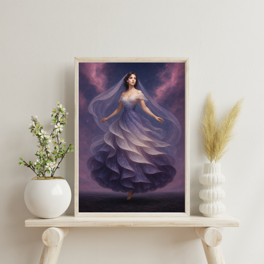 Daughters of the Cosmos - Galactic Bride Digital Print