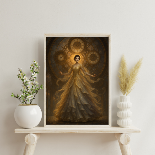 Daughters of the Cosmos - The Time Weaver Digital Print