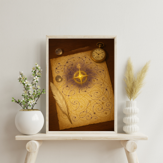 Divine Scriptoriums - The Astral Mapmaker Digital Print