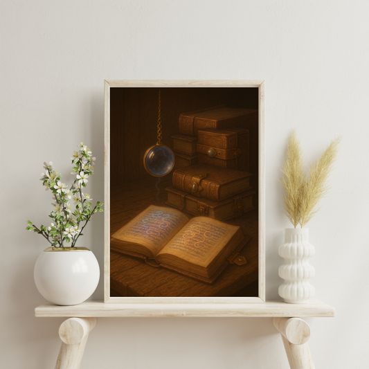 Essence and Elixirs - The Gilded Grimoire Nook Digital Print