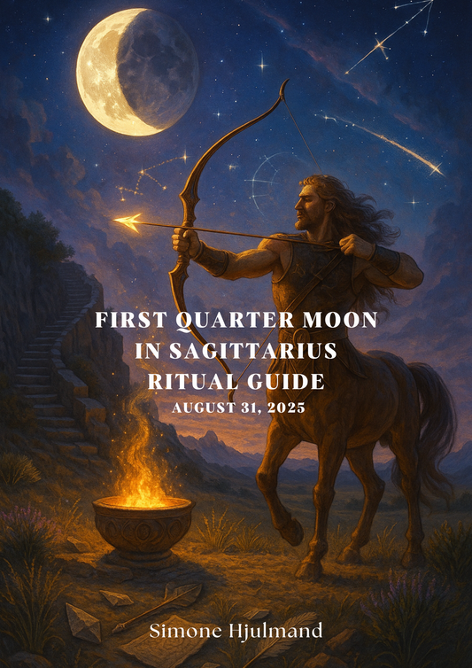 First Quarter Moon in Sagittarius Ritual Guide - August 31, 2025