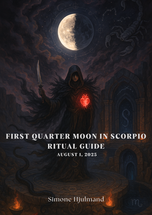 First Quarter Moon in Scorpio Ritual Guide - August 1, 2025