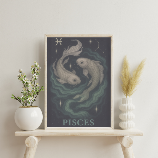 Arcana of the Zodiac - Pisces Digital Print
