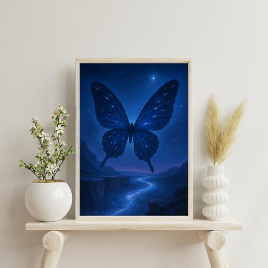 Starlit Wings - Butterfly of the Shooting Star Digital Print
