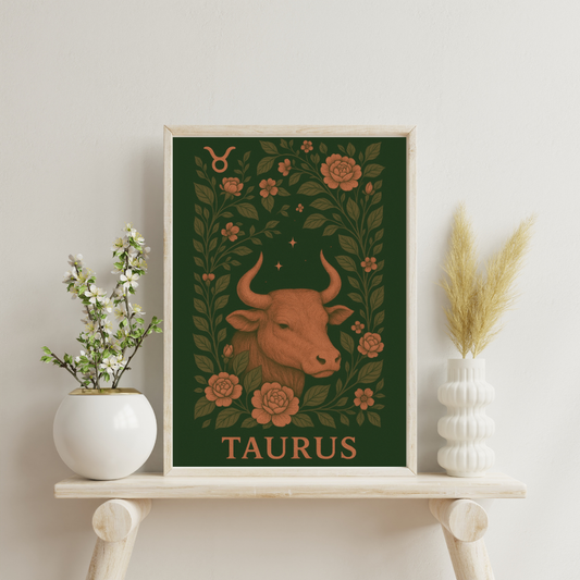 Arcana of the Zodiac - Taurus Digital Print