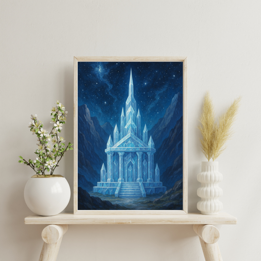 Temples of the Eternal Sky - Sanctuary of the Celestial Heart Digital Print