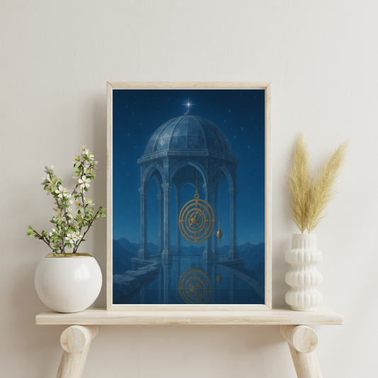 Temples of the Eternal Sky - The Observatory of Echoed Time Digital Print