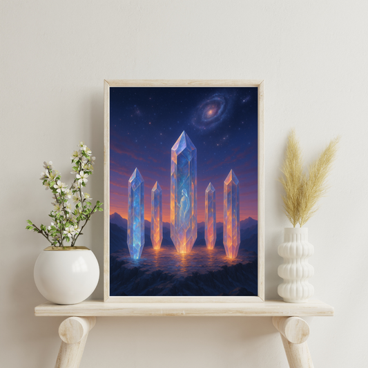 Temples of the Eternal Sky - The Pillars of Soul Memory Digital Print