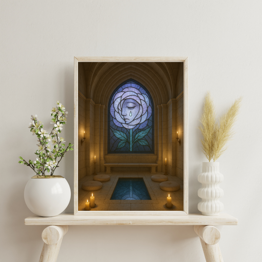 The Alchemist’s Mosaic Atlas - The Chapel of Silence Digital Print