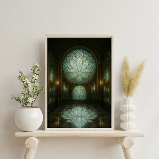 The Alchemist’s Mosaic Atlas - The Mirror Hall Digital Print