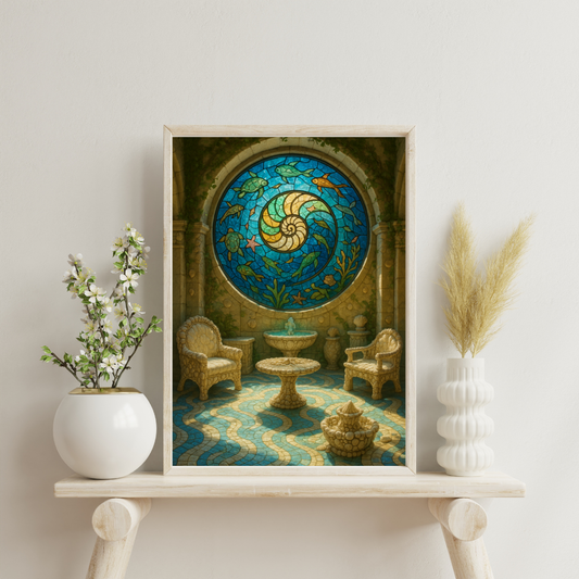 The Alchemist’s Mosaic Atlas - The Sea Room Digital Print