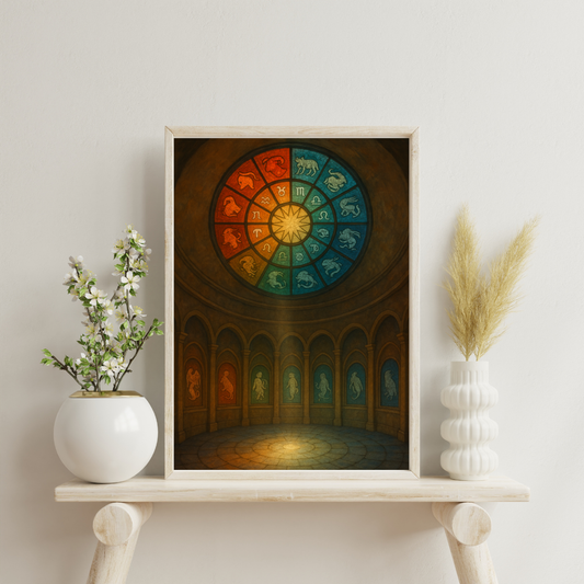 The Alchemist’s Mosaic Atlas - The Zodiac Hall Digital Print