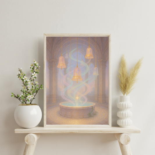 The Celestial Sanctuaries - The Chamber of Silent Bells Digital Print