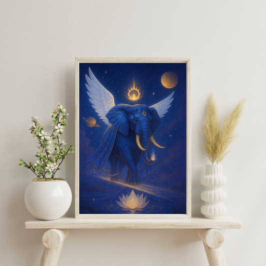 The Elephants of Eternity - The Celestial Sovereign Digital Print