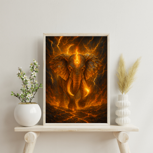 The Elephants of Eternity - The Solar Vanguard Digital Print