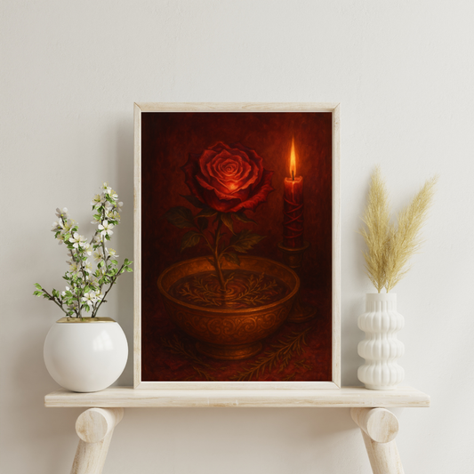Venusian Devotions - Roseblood Altar Digital Print