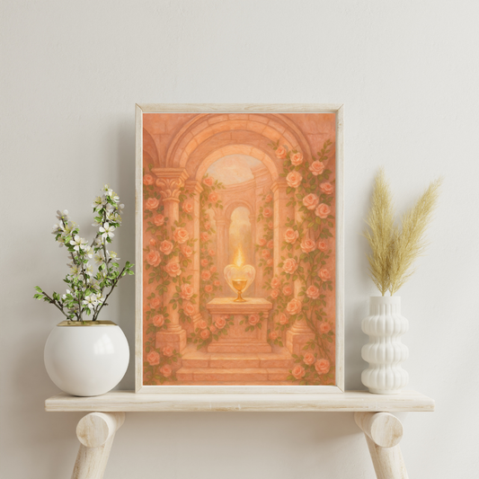 Venusian Devotions - Sanctuary of the Rose Chalice Digital Print